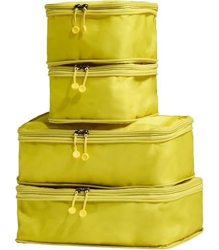 Amazon.com | BAGGU Packing Cube Set - Crocus Mix | Packing Organizers